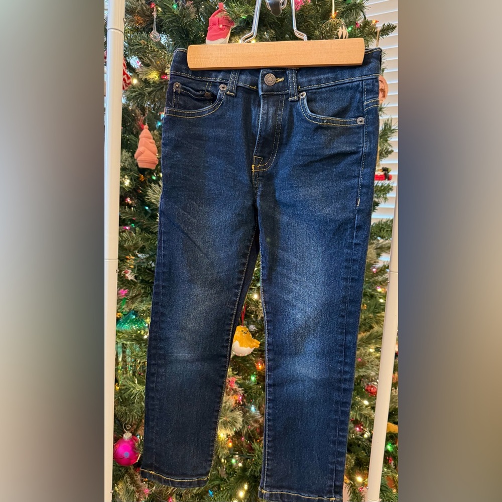 Lucky Brand Girls Dark Blue Skinny Jeans
